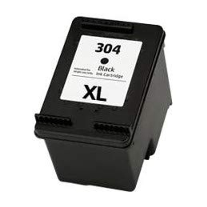 Cartus Cerneala 304xl 18 ml Negru, 300 Pagini Compatibil HP DeskJet 2600 all in one HP 2620, 2621, 2622, 2623, 2630, 2632, 2633, 2634, 3720, 3730, 3732, 3733, 3735, 3750, 3760, 3762, 3764, 3700, HP Envy 5000, 5010, 5020, 5030 5032 5034, 5052 5055