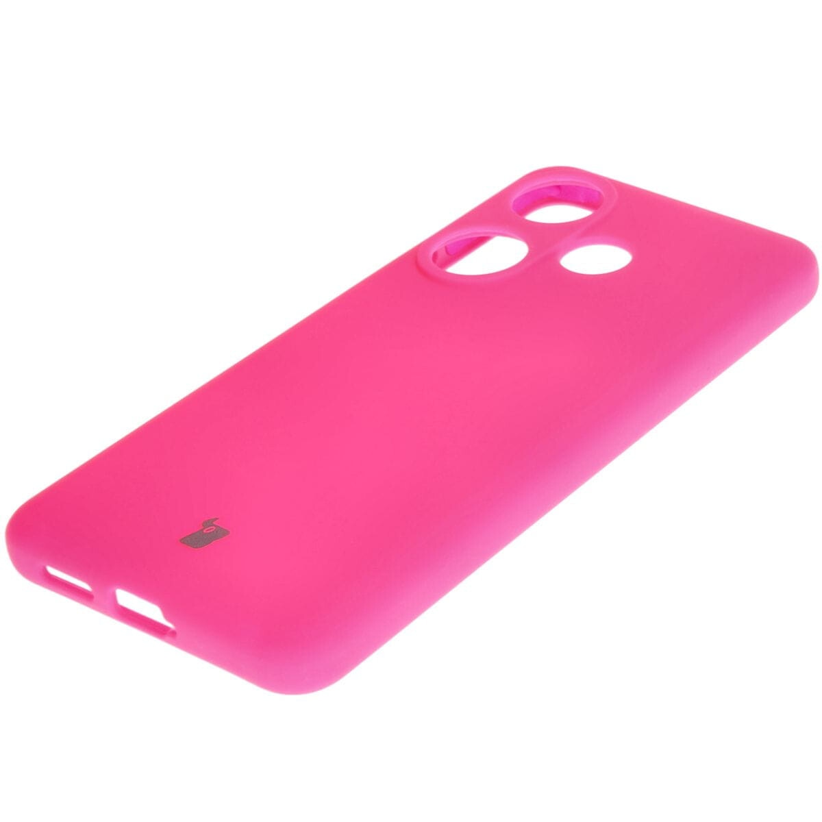 Husa Bizon Soft Case pentru Xiaomi Poco F6, roz neon