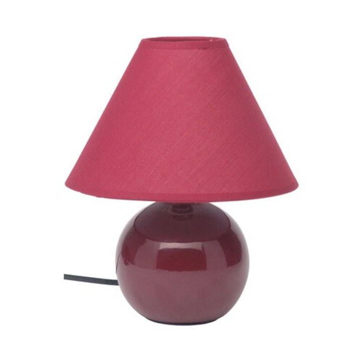 Veioza Primo E14 Max. 1x40w, Ceramica/rosu Burgundy