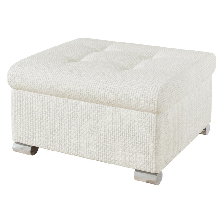 Taburet mic Tony, MIRJAN24, crem, 68x70x41 cm