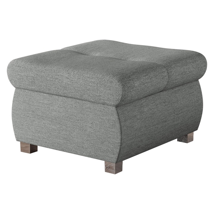 Taburet mic Herkules, MIRJAN24, gri platinat, 60x60x39 cm