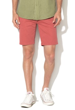 Zee Lane Denim, Bermude rosu stins cu model grafic discret, Rosu stins, 44 Zee Lane Denim, Bermude rosu stins cu model grafic discret, Rosu stins, 44