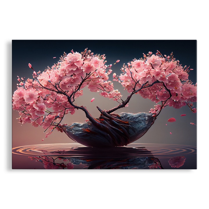 Tablou Canvas, Copaci Infloriti 70x100 cm