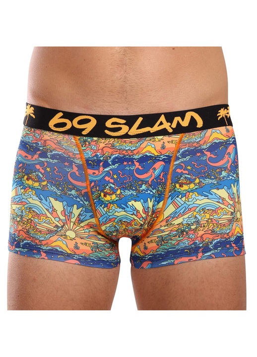 Boxeri barbati 69SLAM, Bumbac, Multicolor, 2XL INTL