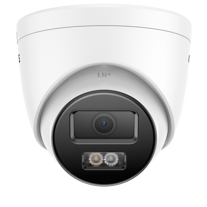 Камера за наблюдение, 5MP, бяла, издръжлив дизайн, водоустойчивост IP67, размери 110x89.2mm, тип купол