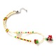 Colier cu pandantiv pentru femei, Mmgoqqt, design cartoon, alb, material plexiglass, set de accesorii.