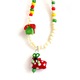 Colier cu pandantiv pentru femei, Mmgoqqt, design cartoon, alb, material plexiglass, set de accesorii.