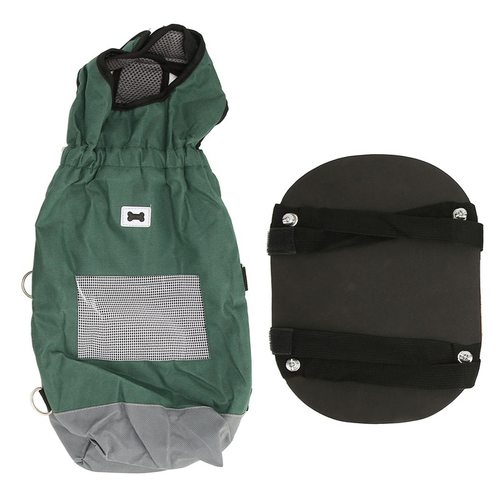 Carucior pentru caini Fokelyi, L, material Oxford, protectie piept si membre, 6.5-9kg