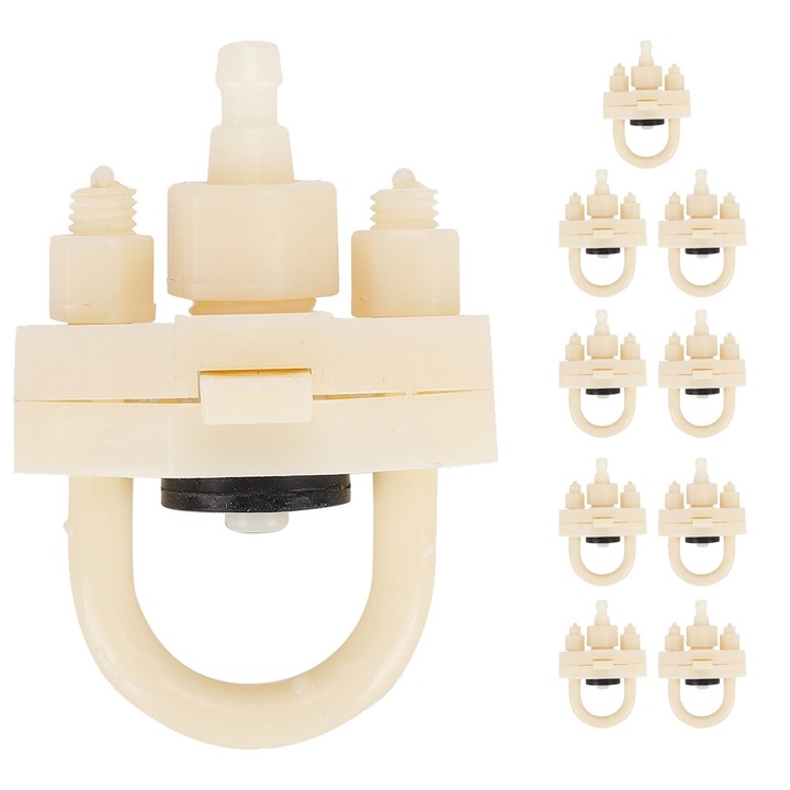 Set 10 Comutatoare fântână automata de baut, Enforose, 8.5x5.5cm, alb