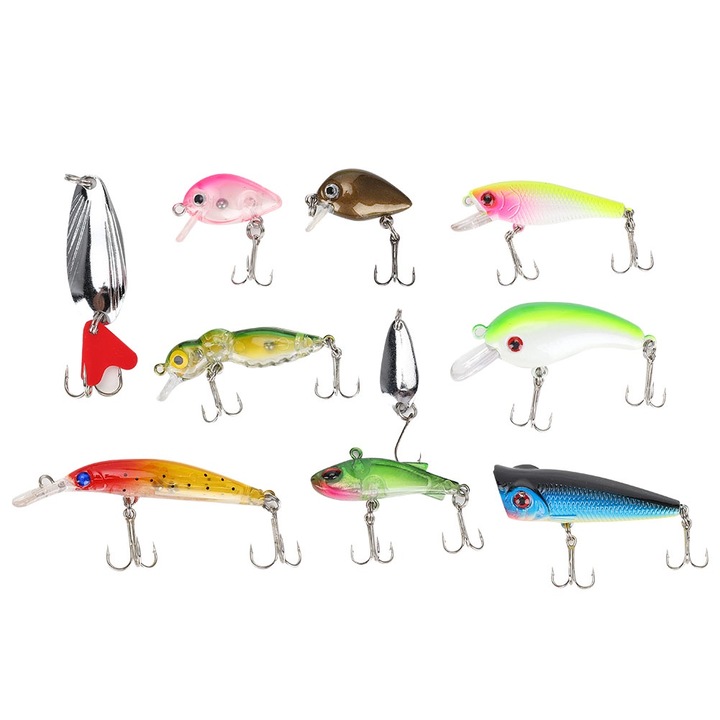 Műcsali horgászathoz, Enforose, műanyag, 10 db mini