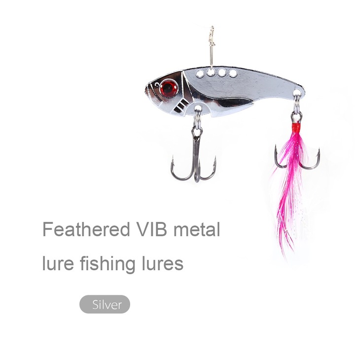 Enforose műcsali, fém, bionikus kialakítás, sós- és édesvízálló, 5x2x1cm