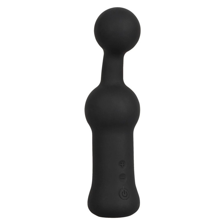 Prosztata vibrátor, Black Velvets, 10 vibrációs mód, 18,9 cm, fekete