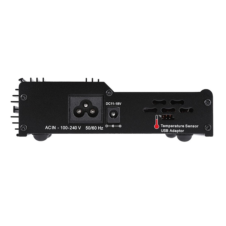 80W Jormftte kiegyensúlyozott töltő LiPo, LiFe, Lilon, NiCd, NiMh akkumulátorokhoz, 1-6S, 1-15 cella, fekete, 134x142x36mm, készletben.