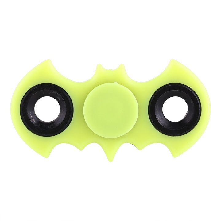 1 бр. Спинър за пръсти, метални топчета, с лагер за облекчаване на стреса, EDC играчка за ръце (флуоресцентно зелено)