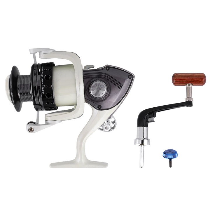 Jormftte YK5000 orsó, alumíniumötvözet kialakítás, fém fogantyú, könnyen használható, horgászathoz