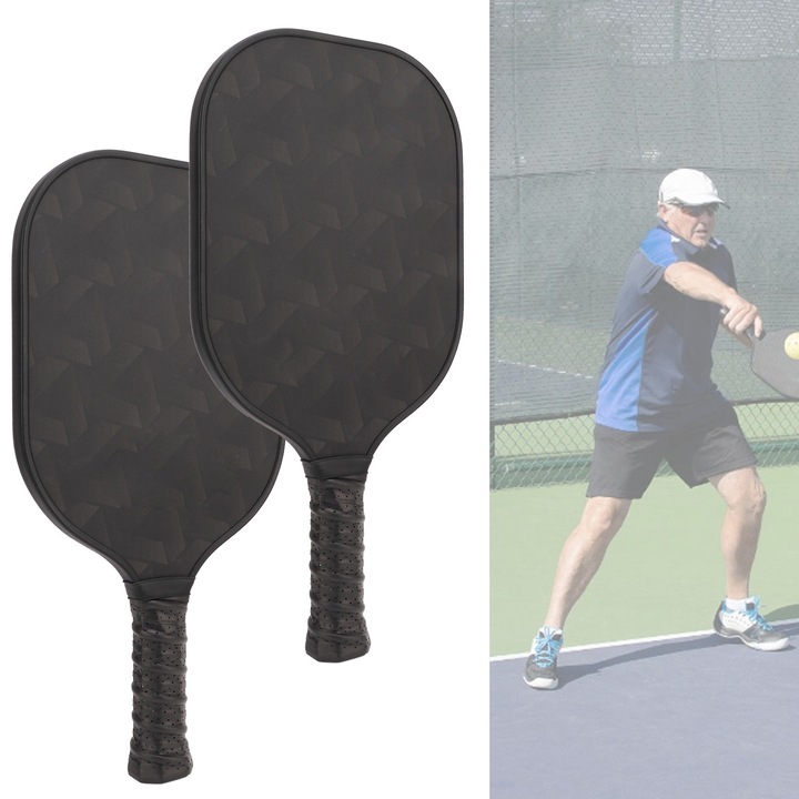 Hordozható szénszálas Pickleball ütőkészlet 4 labdával edzéshez