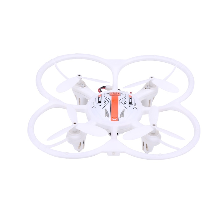 Дрон RC Quadcopter, Mmgoqqt, 2MP камера, режим без глава, бял, 15.5x15.5x3.5cm, 6 жироскопични оси