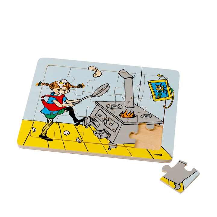 Pippi fa kirakó, 15 darabos, kerettel