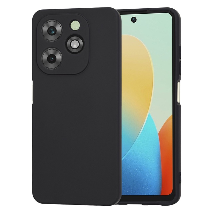 Защитен капак за Tecno Spark Go 2024/Spark 20C, S64, Canvas, Deep Dark