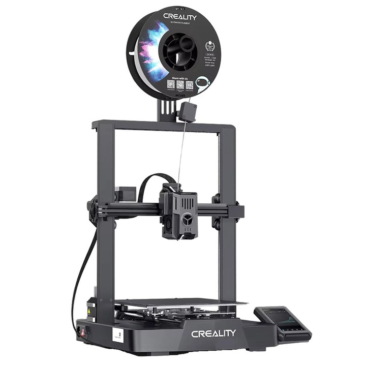 3D принтер, Creality, Ender-3 V3 KE, капацитет при висока температура, автоматично нивелиране, 4,3-инчов цветен сензорен екран, 220x220x270 mm