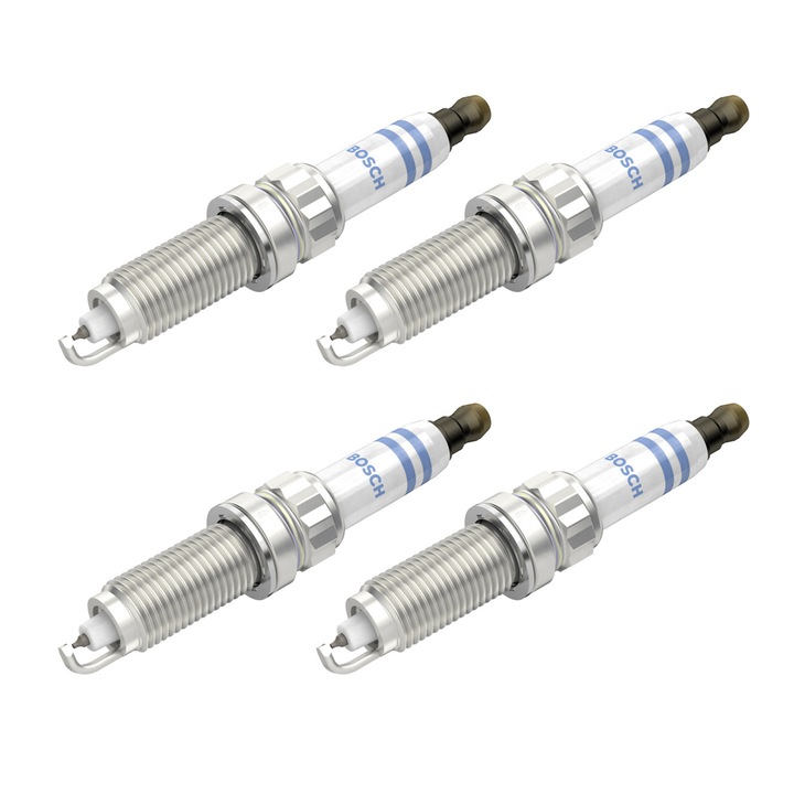 4 db Bosch gyújtógyertya készlet BMW 1-es, 2-es, 3-as, 4-es, 5-ös, 6-os, 7-es, X4-es, X5-ös, X6-os