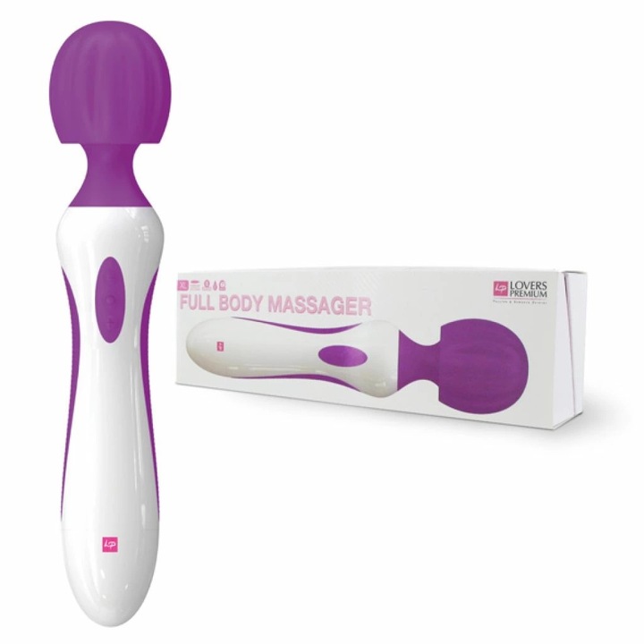 Vibrator, LoversPremium, 6 programe, 7 viteze, mov, 29x6cm
