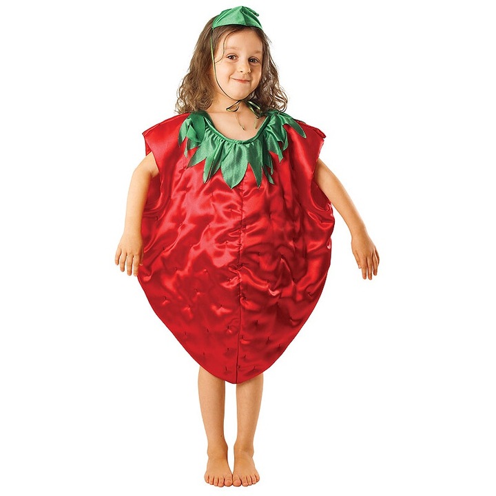 Costum copii, Luka, capsuna, rosu, 110x150cm