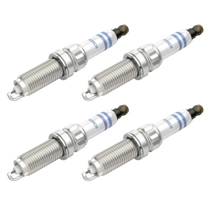 4 db Bosch gyújtógyertya készlet BMW 1-es, 2-es, 3-as, 4-es, 5-ös, 6-os, 7-es sorozatú, X1, X3, X4, X5, X6, Z4-hez