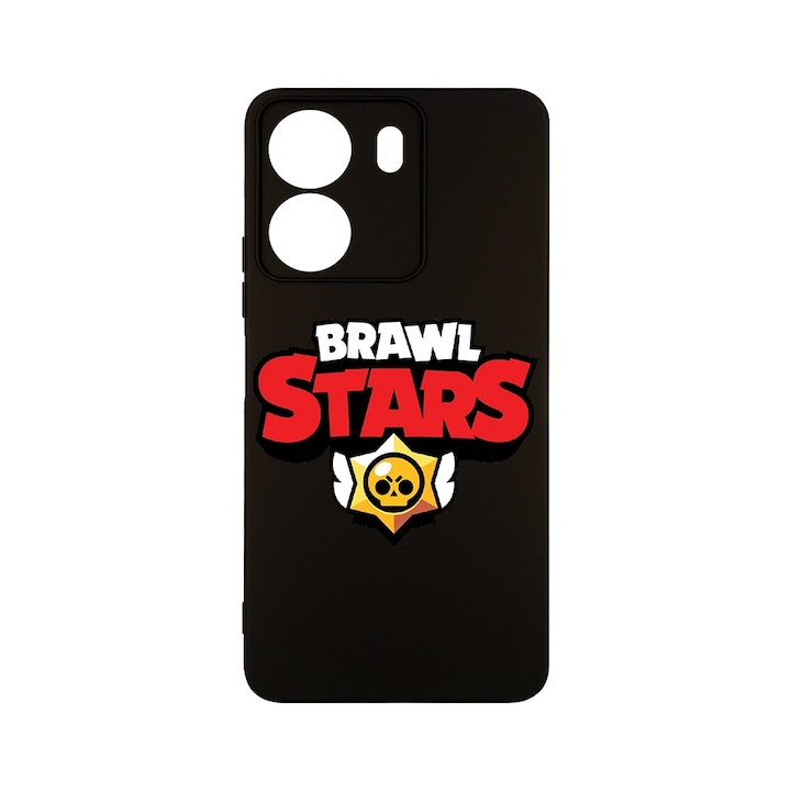 Силиконов калъф BestCase за Xiaomi Redmi 13C / Poco C65, Brawl Stars, SLIM 1.2MM, Microfiber interior, Premium Soft Liquid Silicone, Black PB 1610