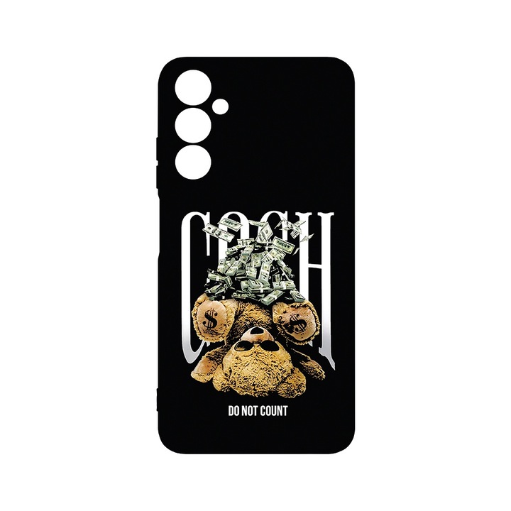 BestCase 1.2mm Szilikon telefontok, kompatibilis modell Samsung Galaxy A25, Teddy Bear Money, Kamera Védelem, Mikroszálas puha belső, PB 1460