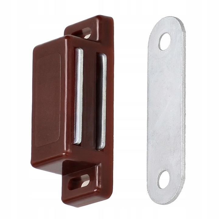 Balama magnetica pentru mobilier, Kotarbau, 45x15mm, culoare bruna, set
