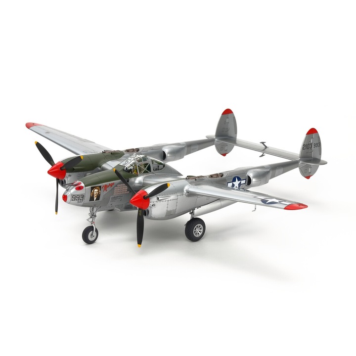 Kit Macheta Aeromodele de construit Tamiya Lockheed Martin P-38J Lightning 1:48 TAM 61123