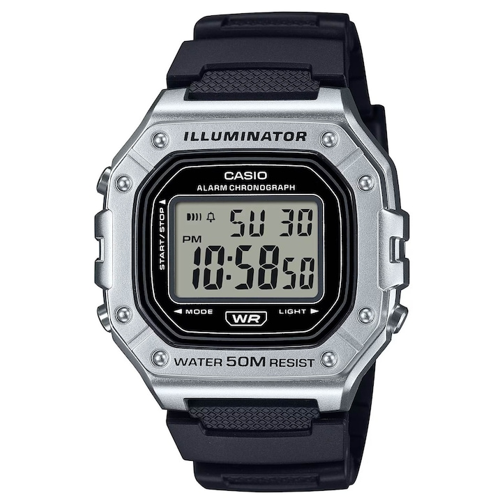 Férfi karóra Casio W-218HM-7AVEF, Quartz, 43mm, 5ATM
