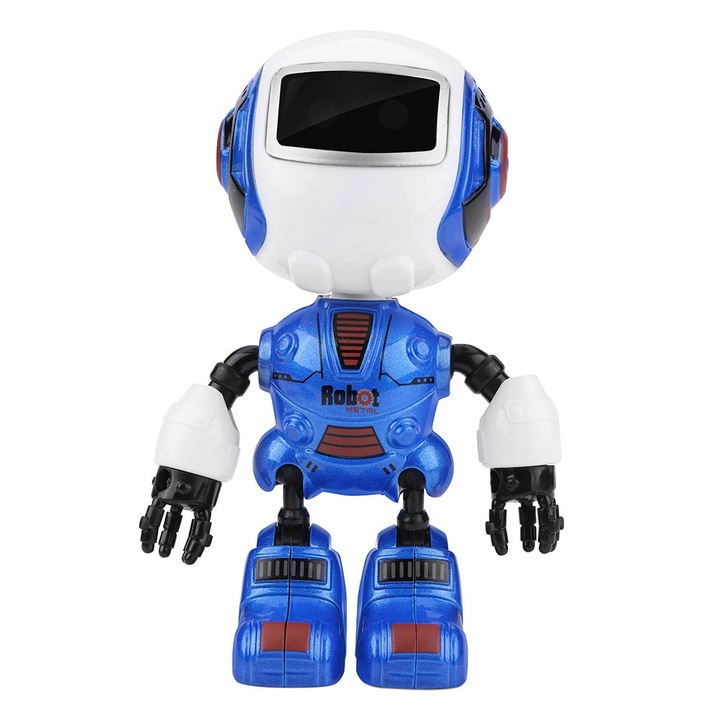 Intelligens robotjáték hangokkal és fényekkel, Mmgoqqt, kék, 3 év+
