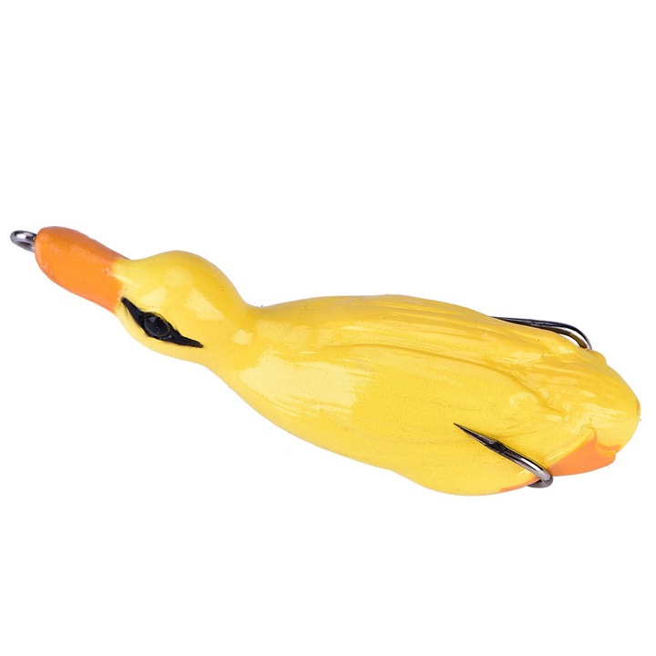 Műcsali horgászathoz, Enforose, kacsa, édesvízi horgászat, puha csali, műanyag (sárga)
