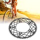 Roata lant pentru bicicleta, Mmgoqqt, aluminiu, negru