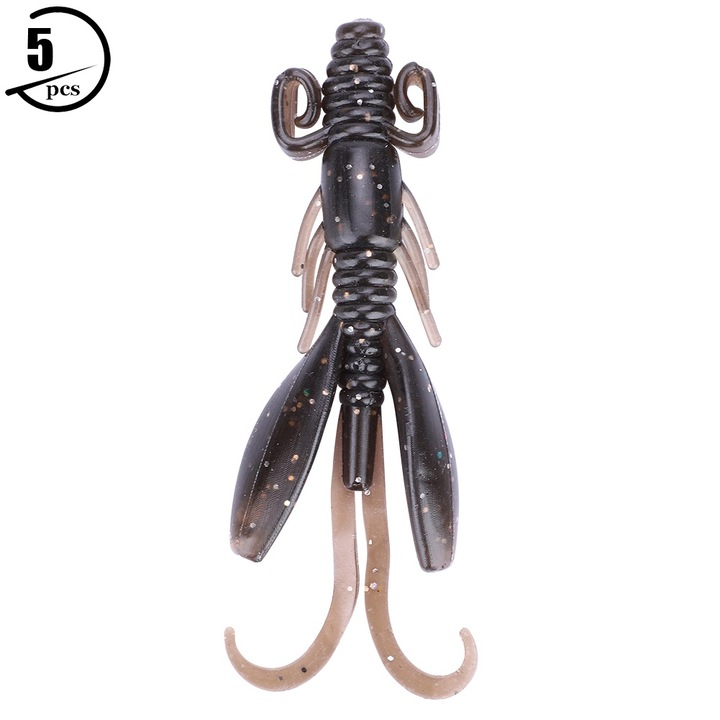 5 darabos készlet 11 cm-es Enforose csalik, tengeri horgászathoz