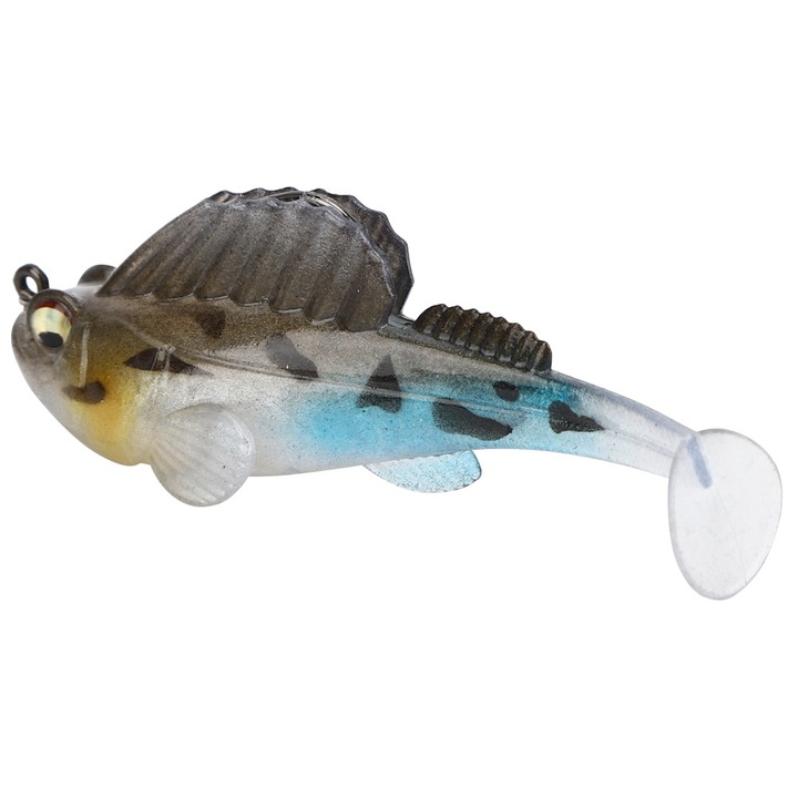 3 db Jormftte mesterséges jig csali, PVC, 7.5x2.2x2.5cm, vegyes színek