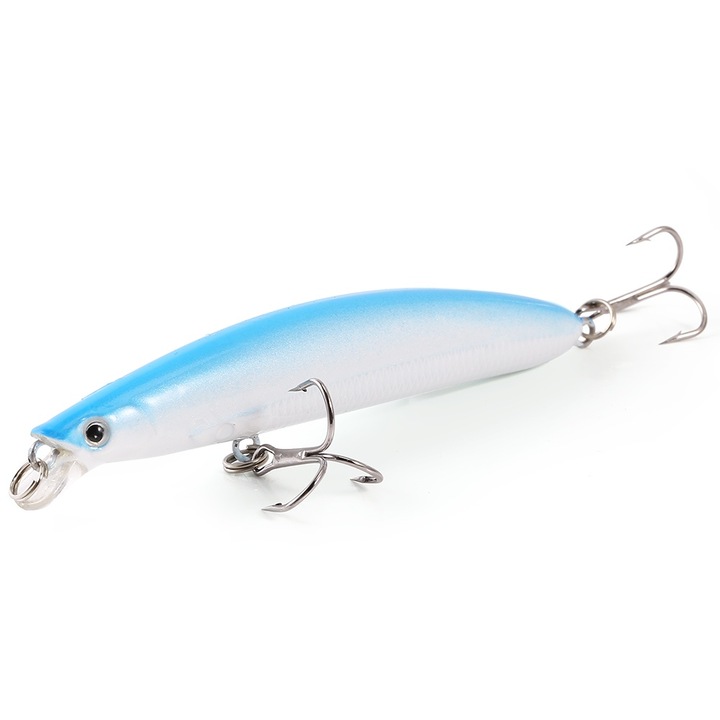 HENG JIA 9.5cm-es műcsali szett, bionikus design, 8 típus, többszínű, Jormftte