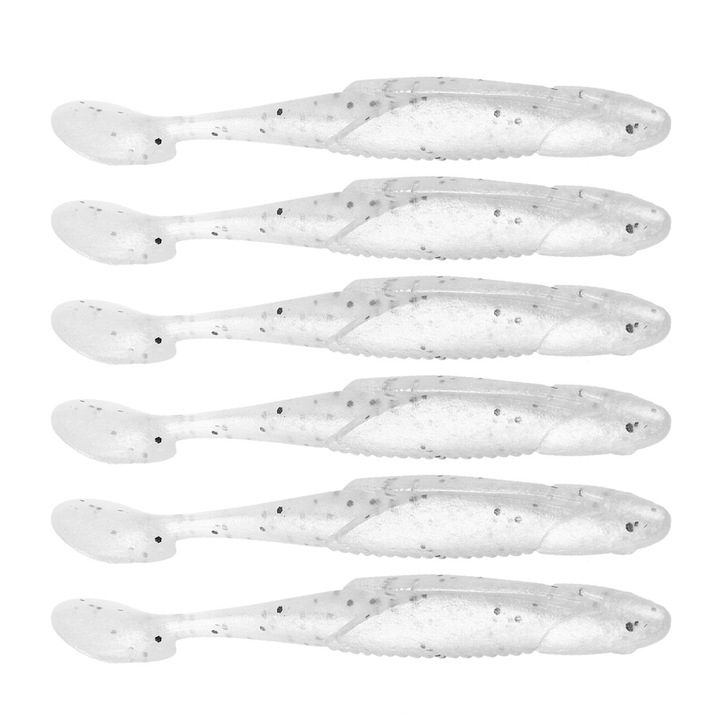 Jormftte műcsalik, 6 darabos készlet, 10 cm, műanyag