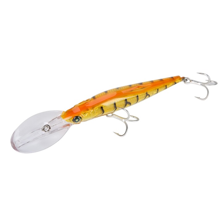 Jormftte 16.5cm mesterséges csalik 2 hármas horoggal és 3D szemmel, 6 darabos készlet