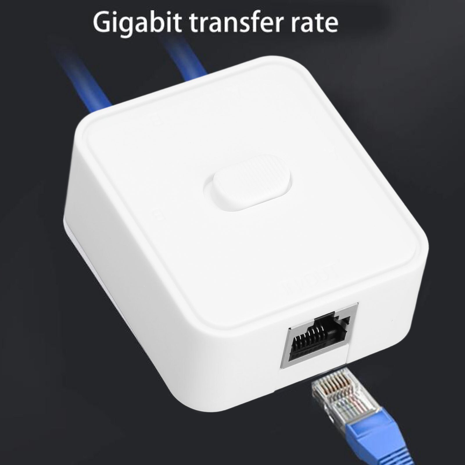 Switch de retea Gigabit, Mmgoqqt, 2 porturi, 1000Mbps, alb - eMAG.ro