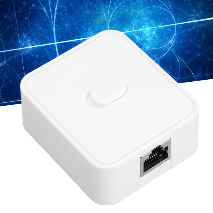 Switch de retea Gigabit, Mmgoqqt, 2 porturi, 1000Mbps, alb - eMAG.ro