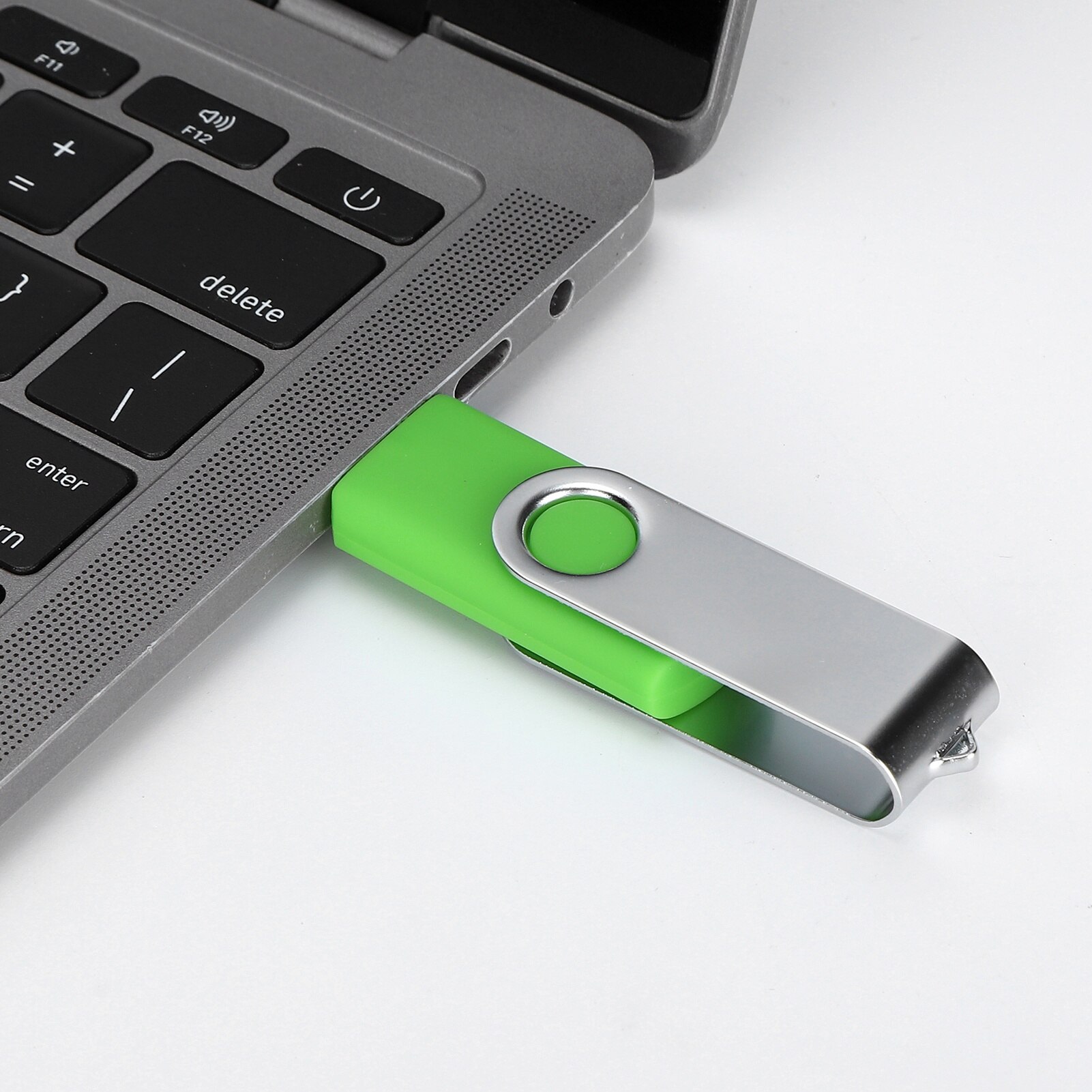 Memorie USB Jormftte 2GB, metal, verde, rotativa - eMAG.ro