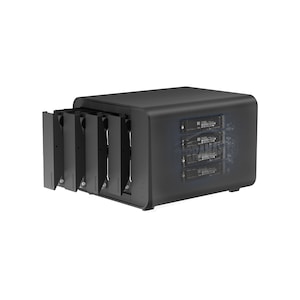 TERRAMASTER D8 Hybrid HDD NVMe Enclosure USB 3.2 Gen 2 10Gbps Type C 8Bay USB Storage Suporta RAID 0/1/Single/JBOD Exclusive 2+6 RAID Hybrid Disk Array (fara disc)