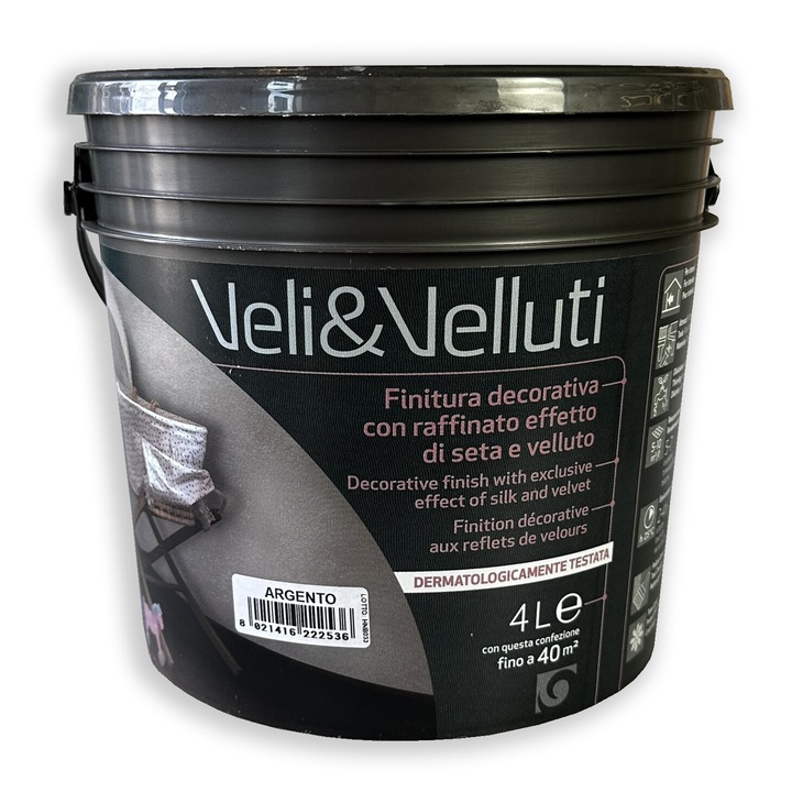 Vopsea decorativa, Adicolor, Vali&Velluti, Roz VVA617, 4L