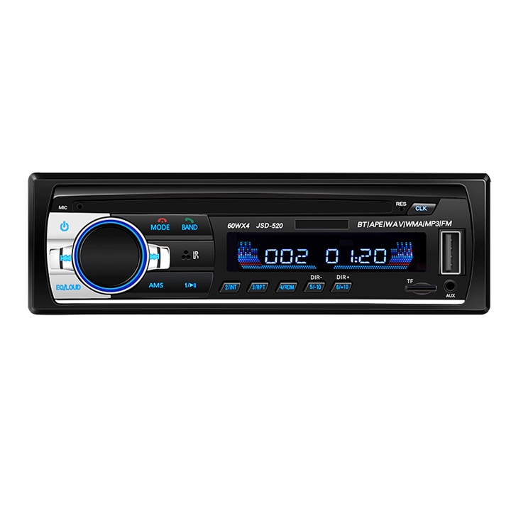 Плейър за кола, MP3, Bluetooth, разговори със свободни ръце, SD/MMC поддръжка, дистанционно управление