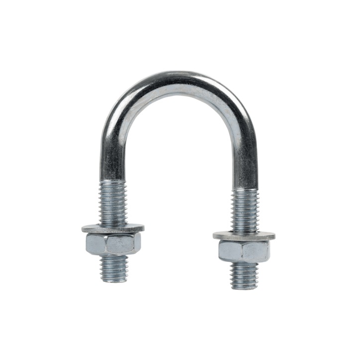 Clema rotunda M10 cu piulite si saibe 35/71