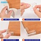 Set 8 Coltare Transparente Autoadezive Anmai pentru Protectie la Colturile Mobilei din Silicon Cauciucat, 4x4x1.5 cm