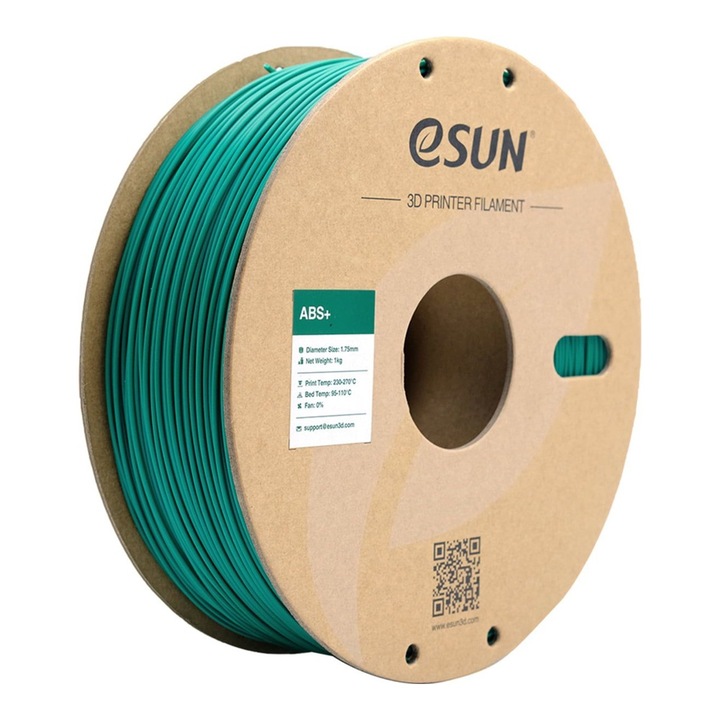 Filament eSUN ABS+ 1.75 Green 1Kg